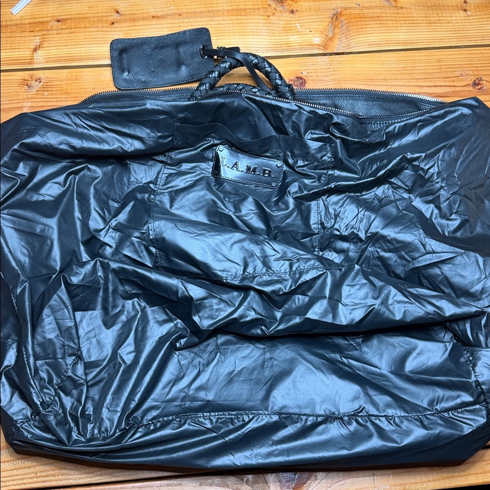 L.A.M.B. Black and White Duffel Bag - Picture 10 of 10